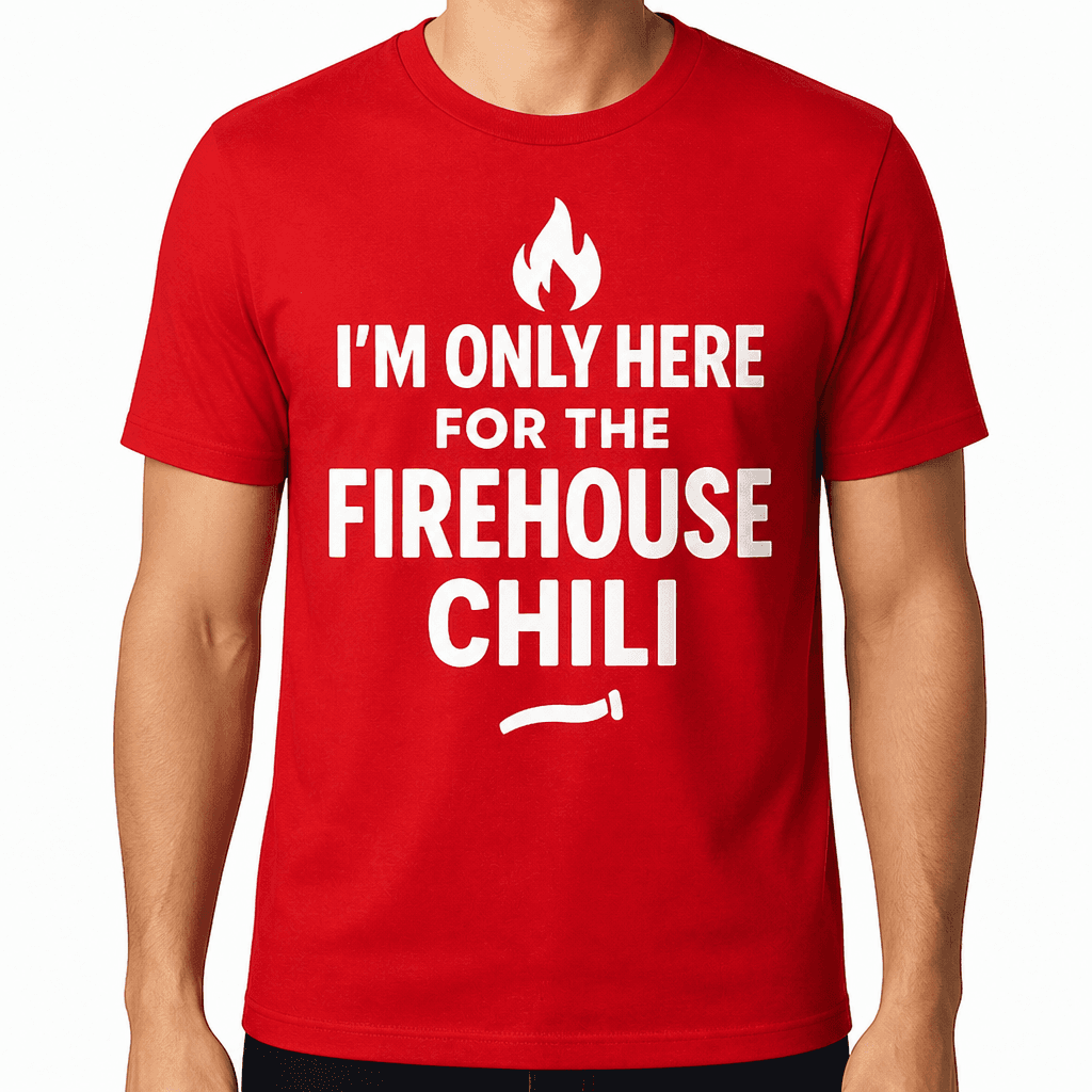 I'm Only Here for the Firehouse Chili T-Shirt