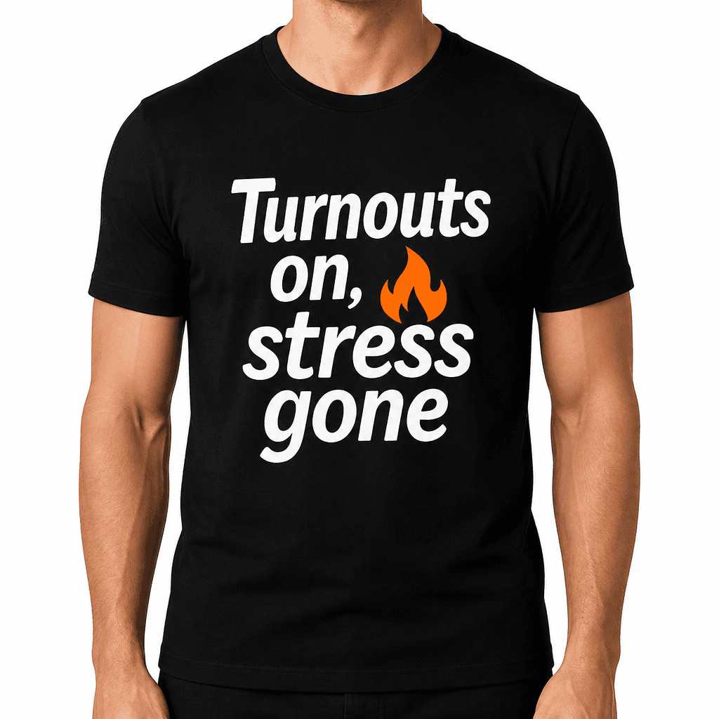 Turnouts On, Stress Gone T-Shirt