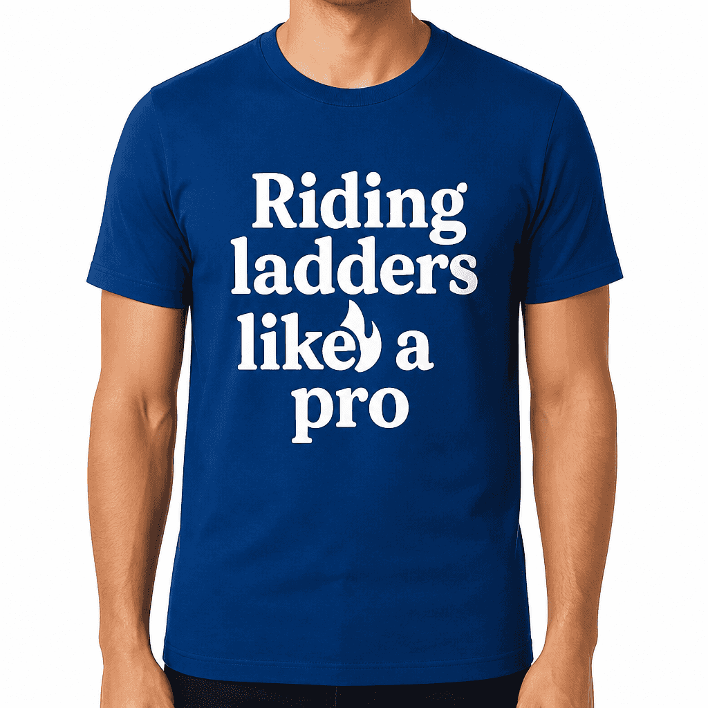 Riding Ladders Like a Pro T-Shirt