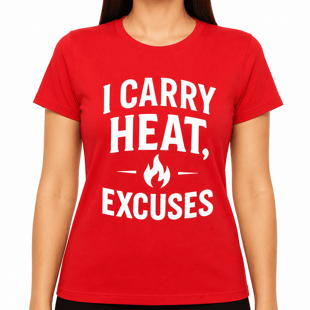 I Carry Heat, Not Excuses T-Shirt