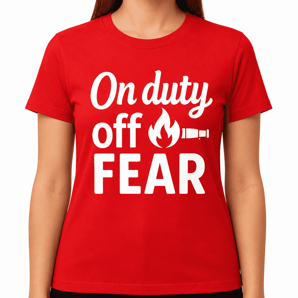 On Duty, Off Fear T-Shirt
