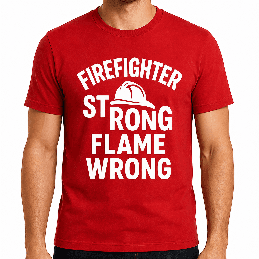 Firefighter Strong, Flame Wrong T-Shirt