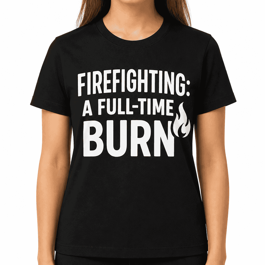 Firefighting: A Full-Time Burn T-Shirt