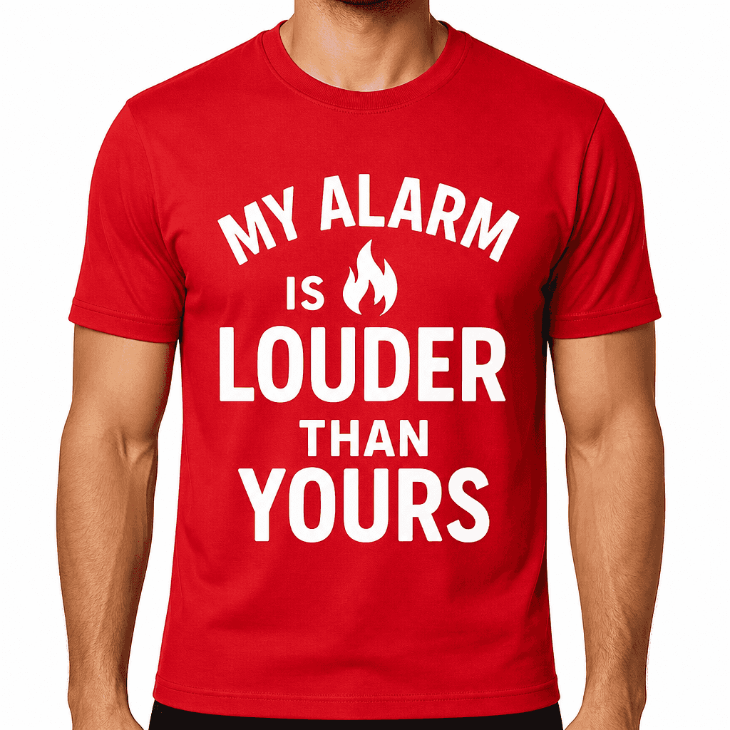My Alarm Is Louder Than Yours T-Shirt