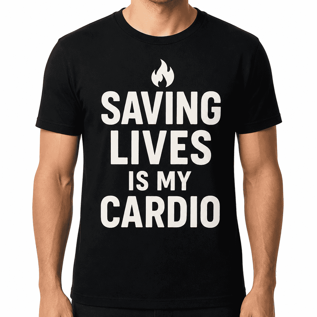 Saving Lives Is My Cardio T-Shirt