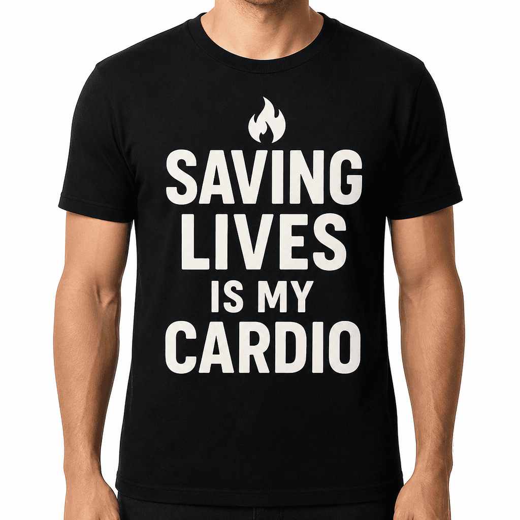Saving Lives Is My Cardio T-Shirt