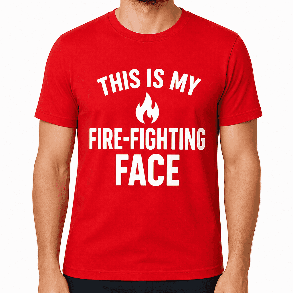 This Is My Fire-Fighting Face T-Shirt