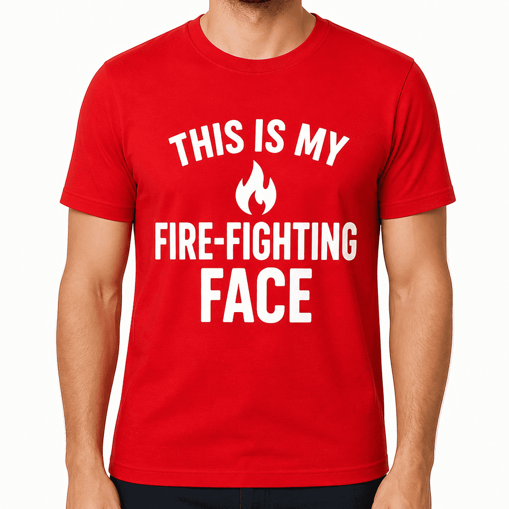 This Is My Fire-Fighting Face T-Shirt