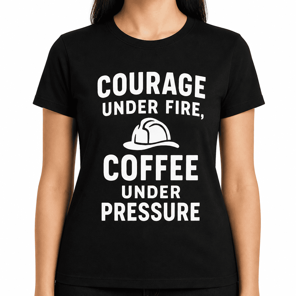 Courage Under Fire, Coffee Under Pressure T-Shirt