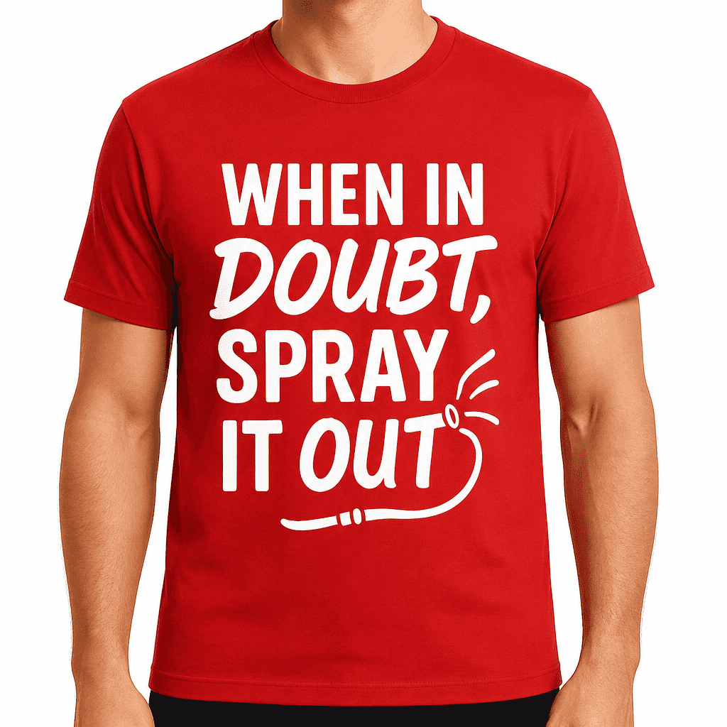 When in Doubt, Spray it Out T-Shirt