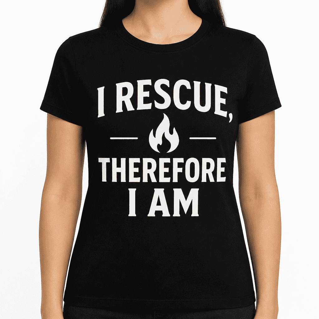 I Rescue, Therefore I Am T-Shirt