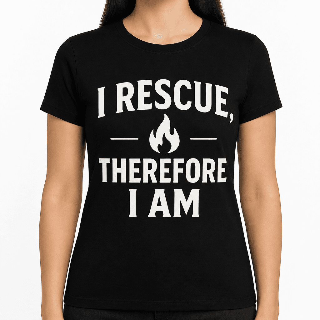 I Rescue, Therefore I Am T-Shirt