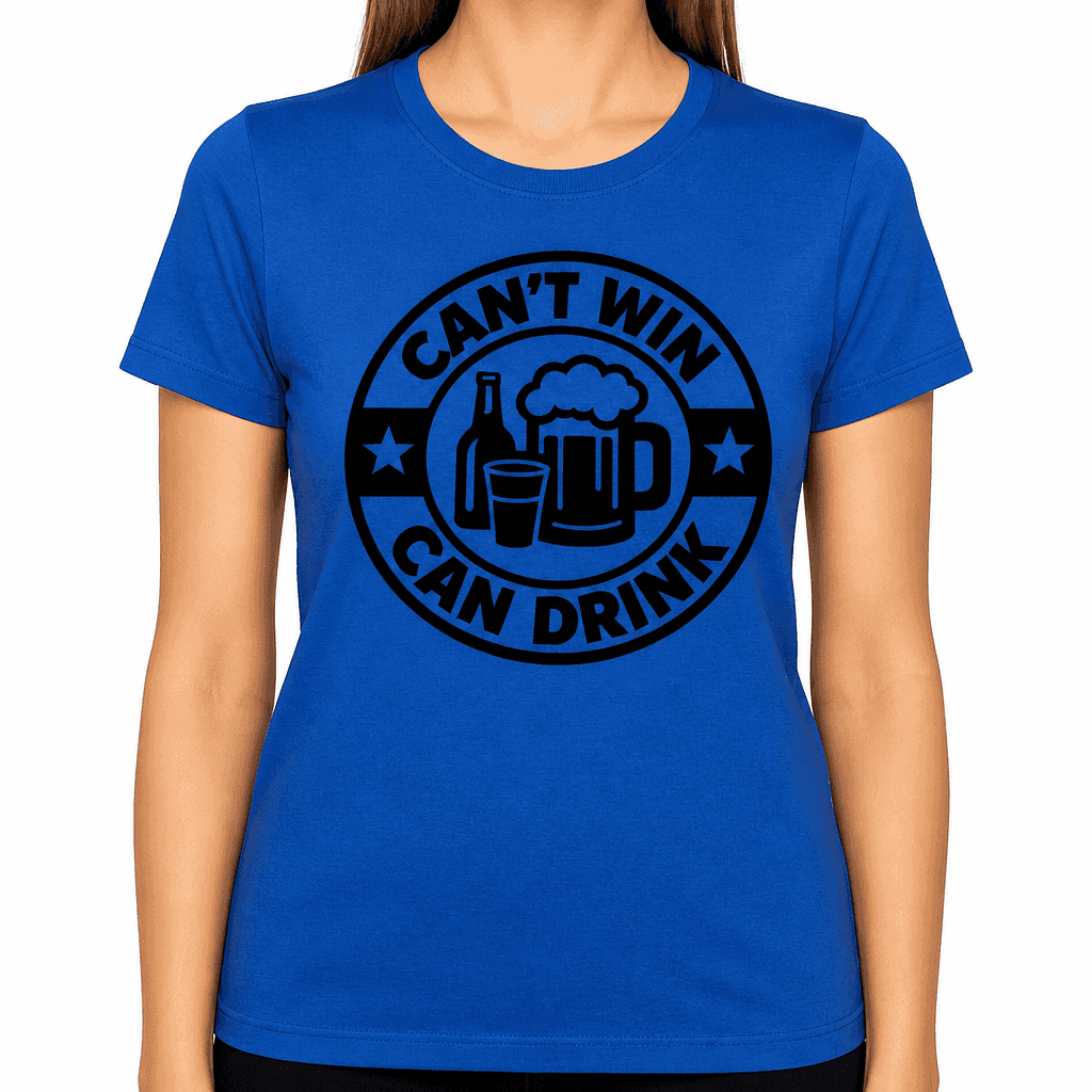 Funny T-Shirt for Beer Lovers β Can't Win Can Drink