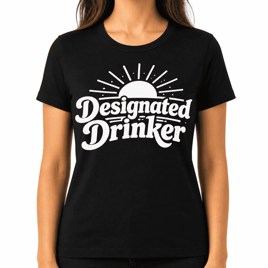 Funny T-Shirt for Beer Lovers β Designated Drinker