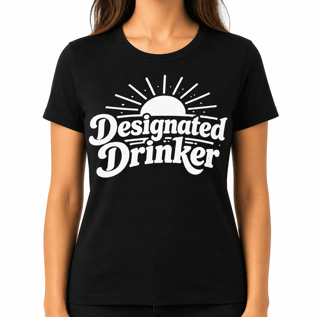 Funny T-Shirt for Beer Lovers – Designated Drinker