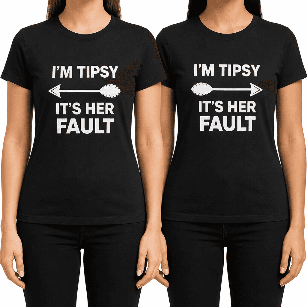 I'M DRUNK IT'S HER FAULT - T-Shirt