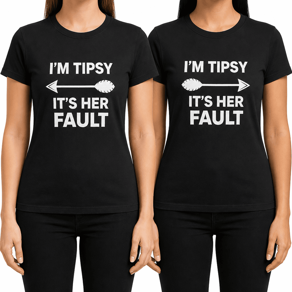 I'M DRUNK IT'S HER FAULT - T-Shirt