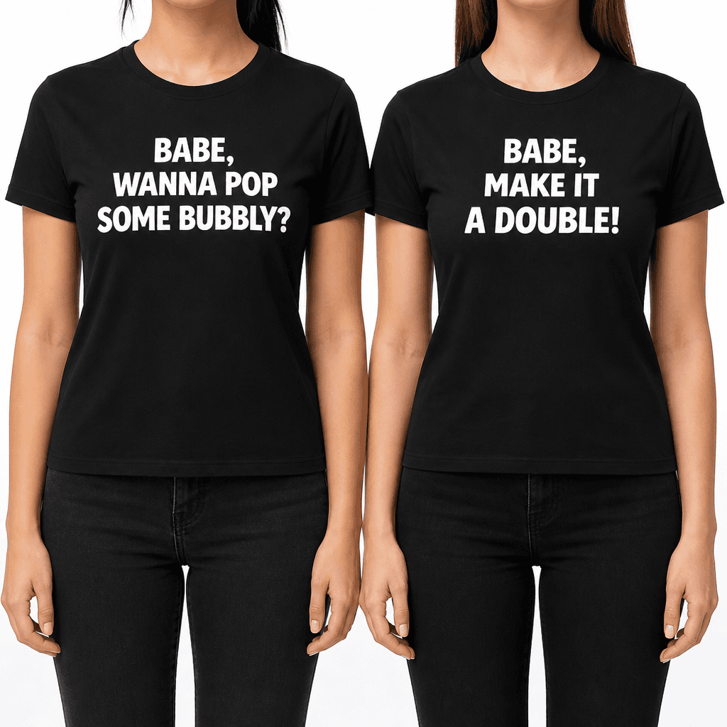 Babe Pop Bubbly - T-Shirt