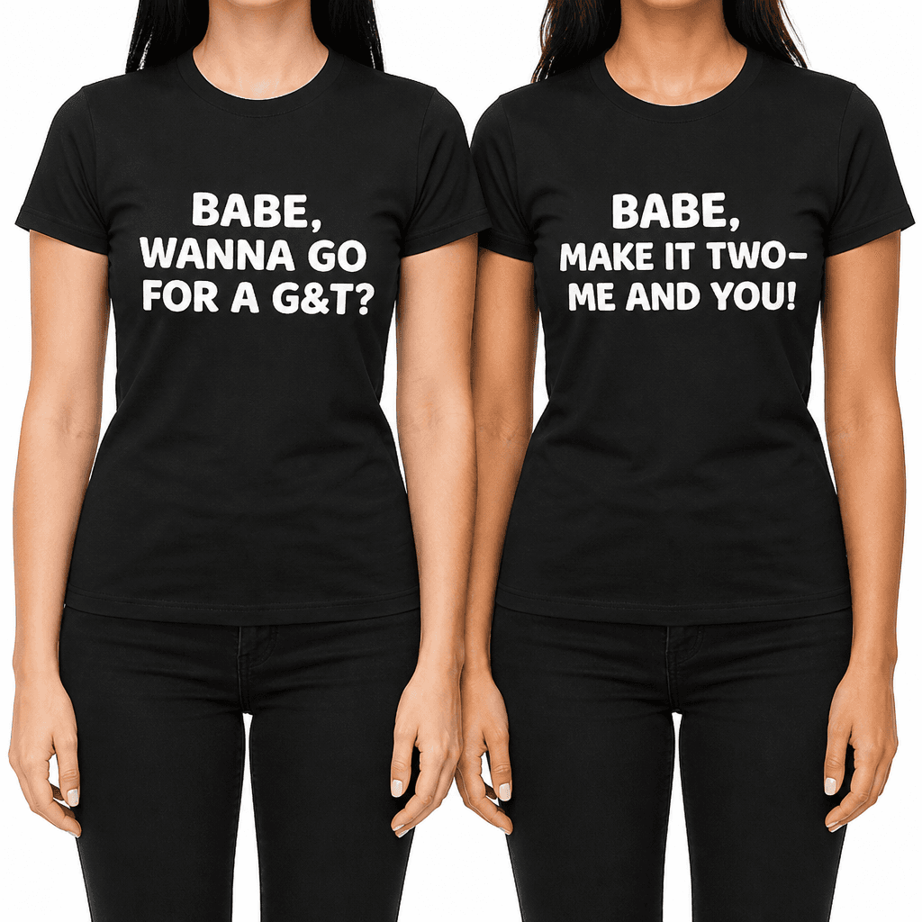 Babe Make It Two - T-Shirt