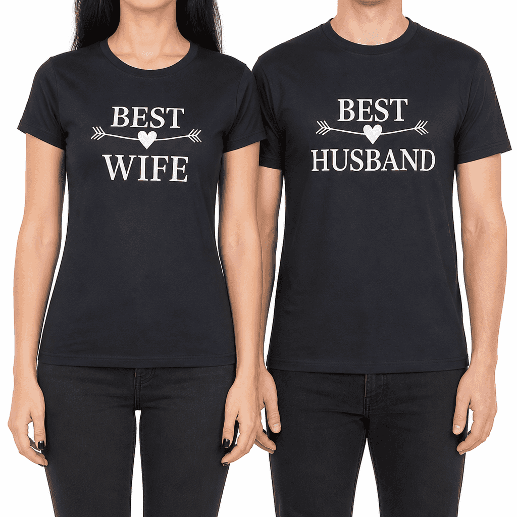 Best Wife Best Husband - T-Shirt