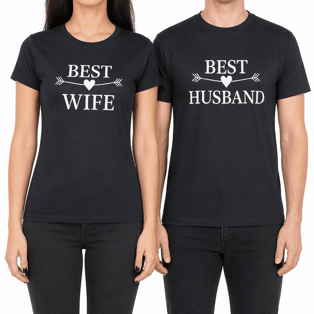Best Wife Best Husband - T-Shirt