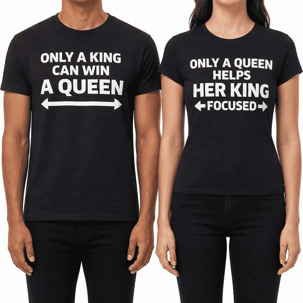 ONLY A KING CAN WIN A QUEEN - T-Shirt