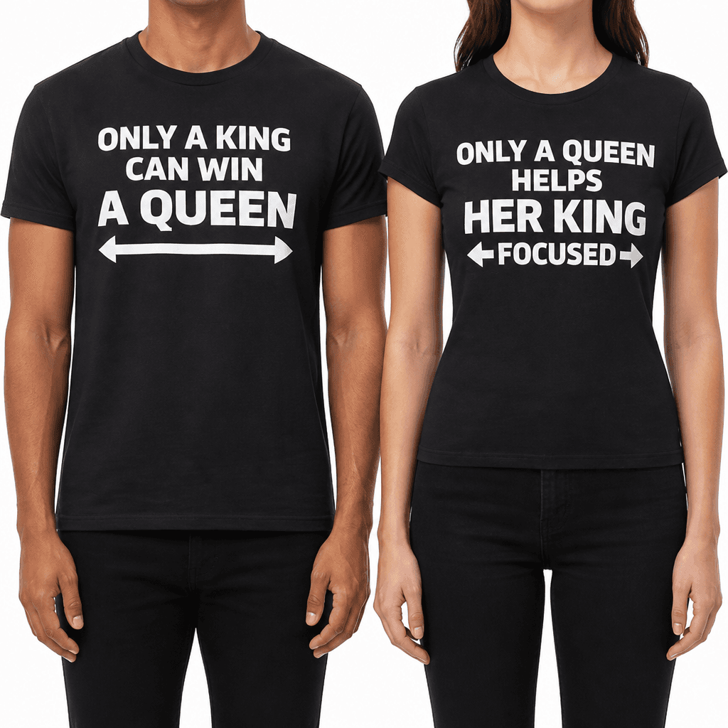 ONLY A KING CAN WIN A QUEEN - T-Shirt
