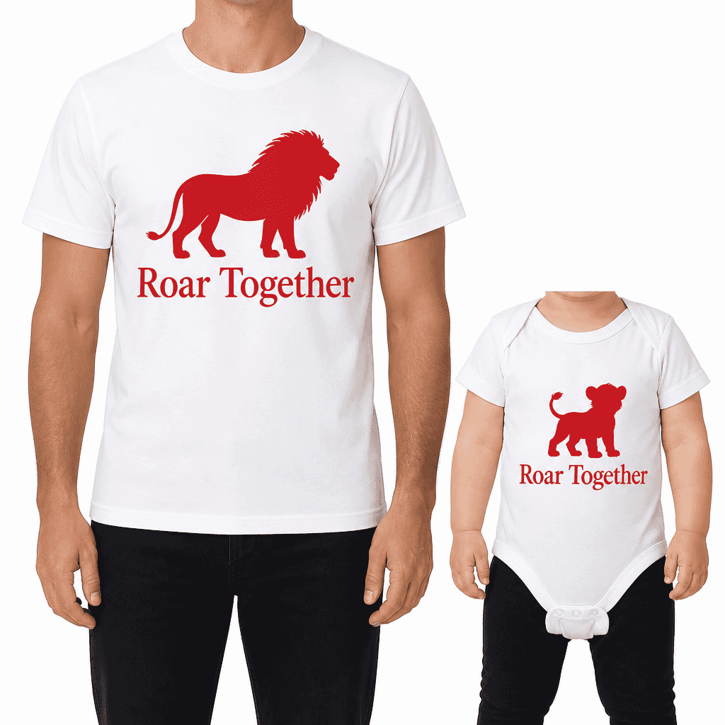 Roar Together - Unisex T-Shirt and Baby Bodysuit