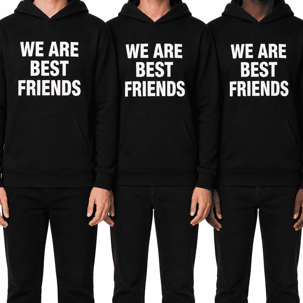 WE ARE BEST FRIENDS - Hoodie (3-Pack)