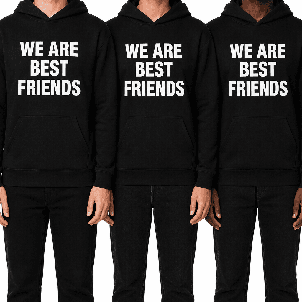 WE ARE BEST FRIENDS - Hoodie (3-Pack)