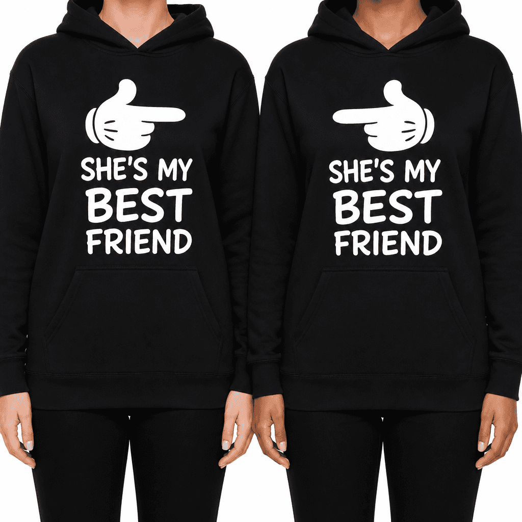 SHE'S MY BEST FRIEND - Hoodie Set