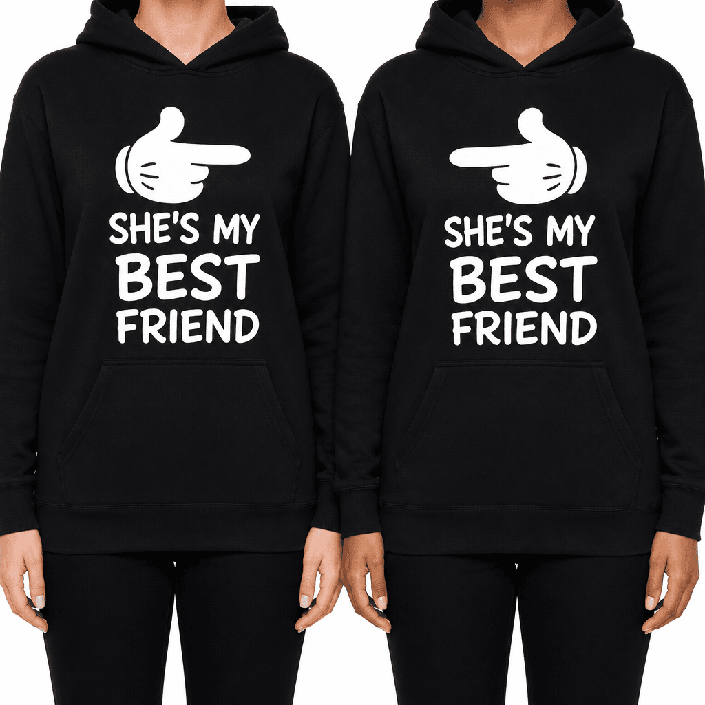 SHE'S MY BEST FRIEND - Hoodie Set