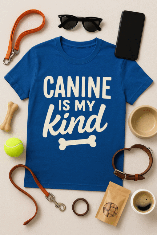 Dog-themed T-shirt for dog lovers, pet owner gift, canine lifestyle clothing, funny dog shirt, casual pet owner apparel.
