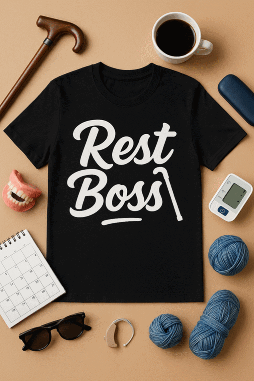 Relaxed boss T-shirt for men and women, casual graphic tee, comfortable and trendy clothing.
