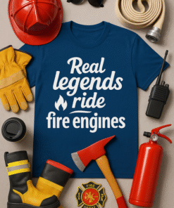Real Legends Ride Fire Engines T-Shirt