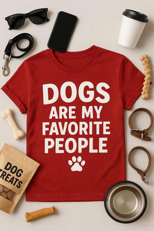 Dogs Are My Favorite People T-Shirt
