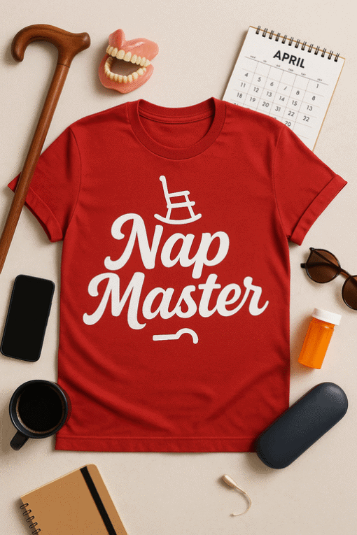 Relaxed lounging tee for nap enthusiasts and comfy sleep lovers.