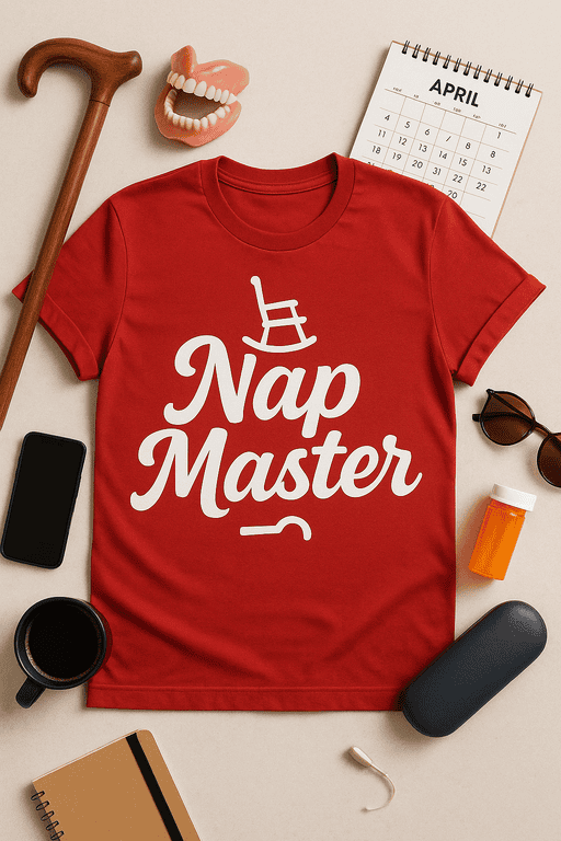 Relaxed lounging tee for nap enthusiasts and comfy sleep lovers.