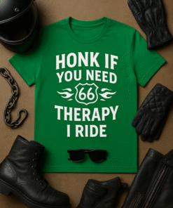 Honk If You Need Therapy I Ride T-Shirt