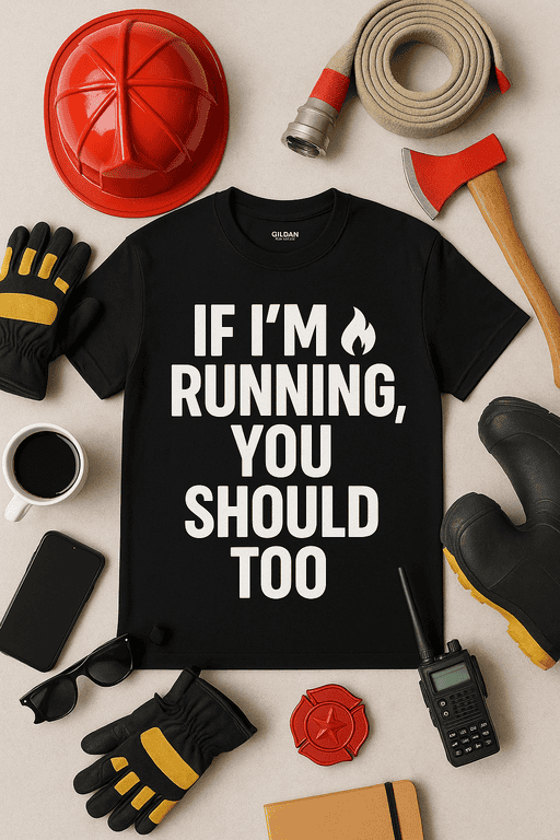- Fire flame icon running shirt, motivational athletic t-shirt for runners and gym enthusiasts.