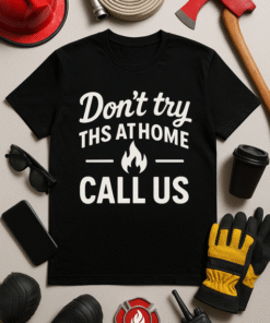 Don’t Try This at Home, Call Us T-Shirt