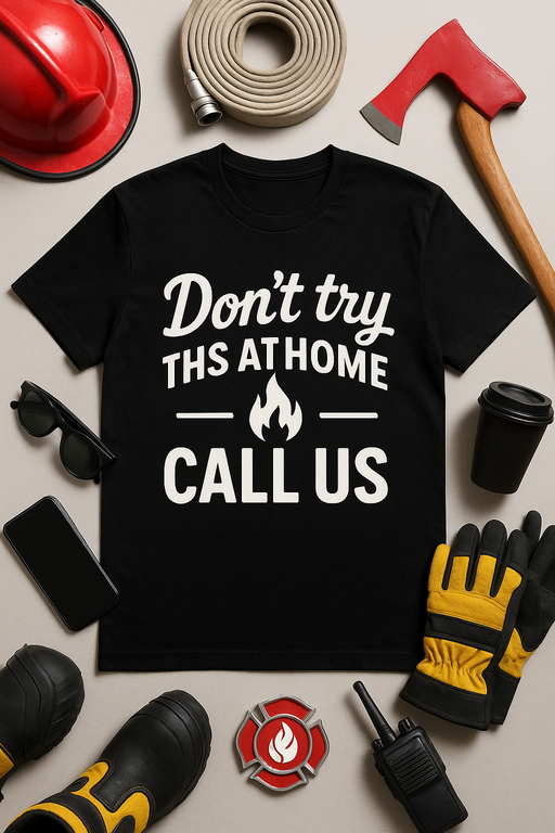 Don’t Try This at Home, Call Us T-Shirt