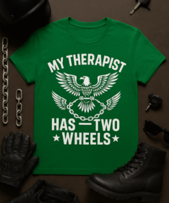 My Therapist Has Two Wheels T-Shirt