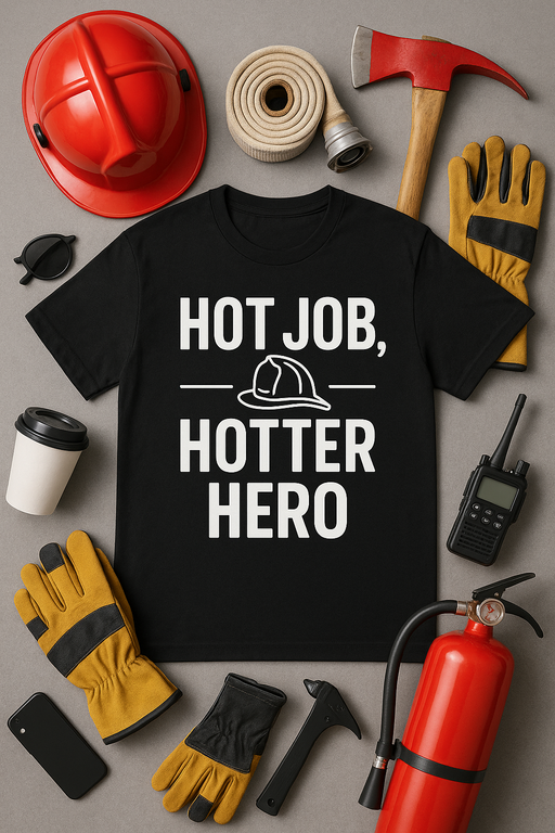 Hot Job, Hotter Hero T-Shirt