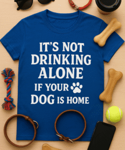 Dog lover T-shirt with humorous quote, perfect for pet owners and dog enthusiasts on Tshirtplease.com.