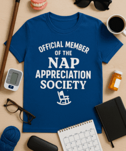 Relaxing nap appreciation T-shirt, funny sleep lover gift idea for men women.