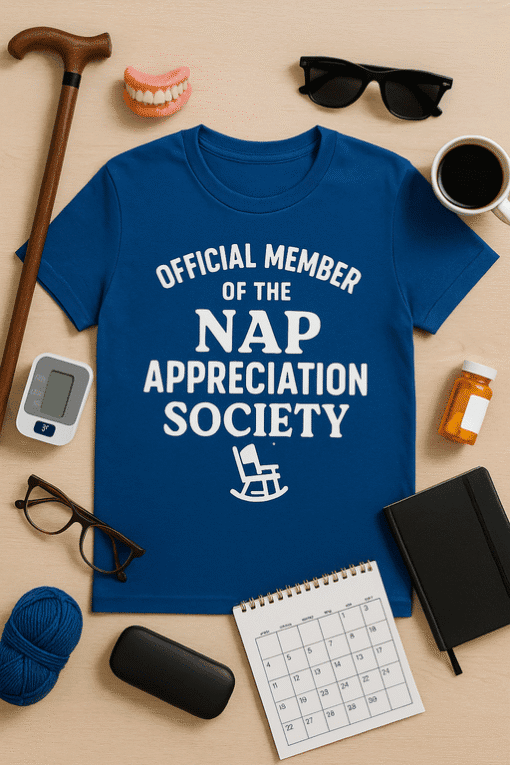 Relaxing nap appreciation T-shirt, funny sleep lover gift idea for men women.