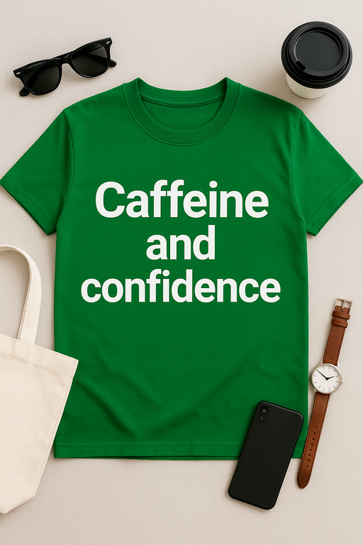 Caffeine and Confidence T-Shirt