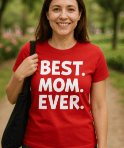 Best Mom Ever T-shirt for Mother's Day or special occasions.