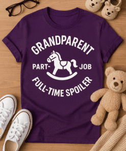 Cute grandparent gift T-shirt for grandad, grandma, or family member. Perfect for grandparents, family gatherings, or spoiling grandkids.
